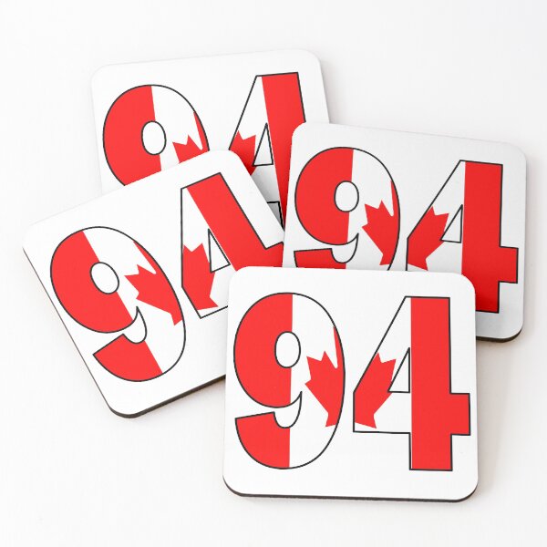 Item preview, Number 94 with Canadian flag on the background designed and sold by AllShirts21.