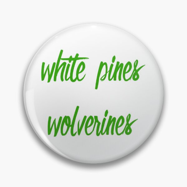 Item preview, White Pines Wolverines (Stacked) designed and sold by kry.ative.