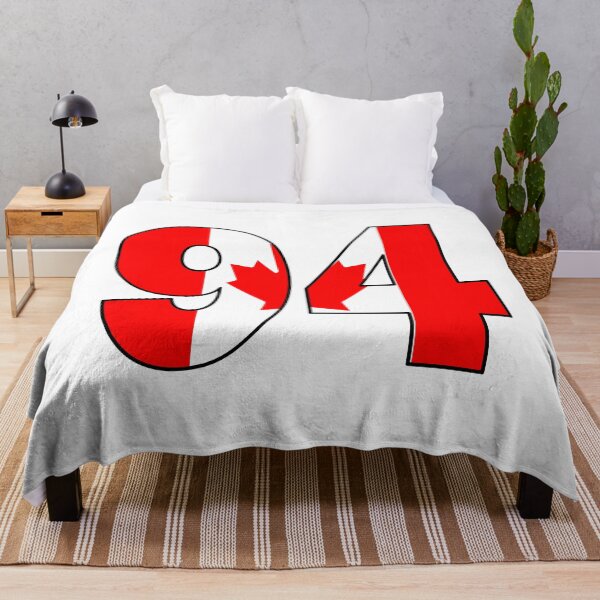 Item preview, Number 94 with Canadian flag on the background designed and sold by AllShirts21.