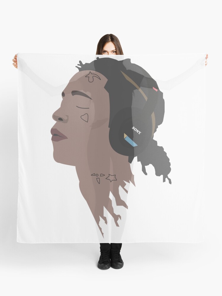 Young Thug Head Cartoon Scarf By Lawjfree Redbubble