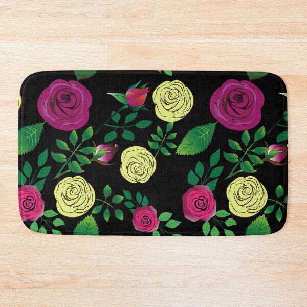 Item preview, Art & Illustration. Roses on a black background. Endless pattern. designed and sold by Natalya Alexandrou.