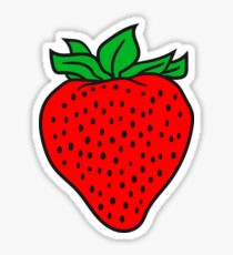 Strawberry Stickers | Redbubble