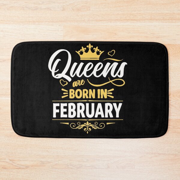 Item preview, Queens Are Born On February designed and sold by mouad naouiri.