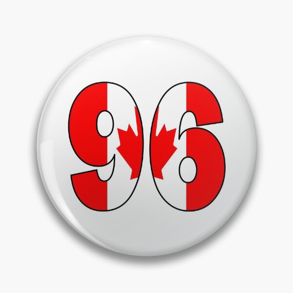 Item preview, Number 96 with Canadian flag on the background designed and sold by AllShirts21.