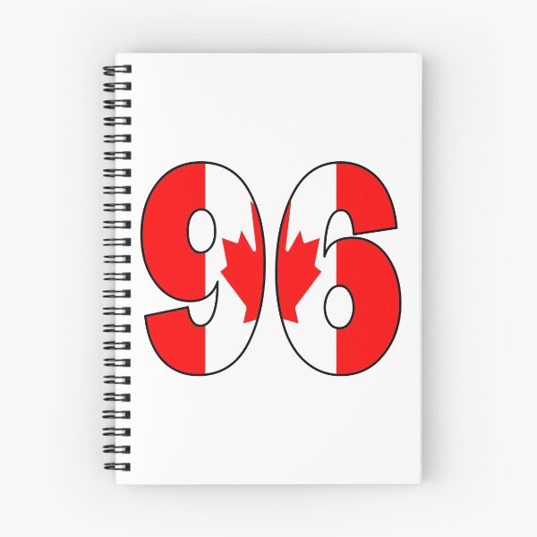 Item preview, Number 96 with Canadian flag on the background designed and sold by AllShirts21.