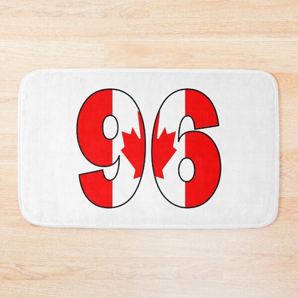 Item preview, Number 96 with Canadian flag on the background designed and sold by AllShirts21.