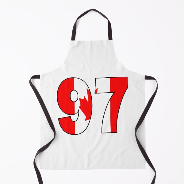 Item preview, Number 97 with Canadian flag on the background designed and sold by AllShirts21.