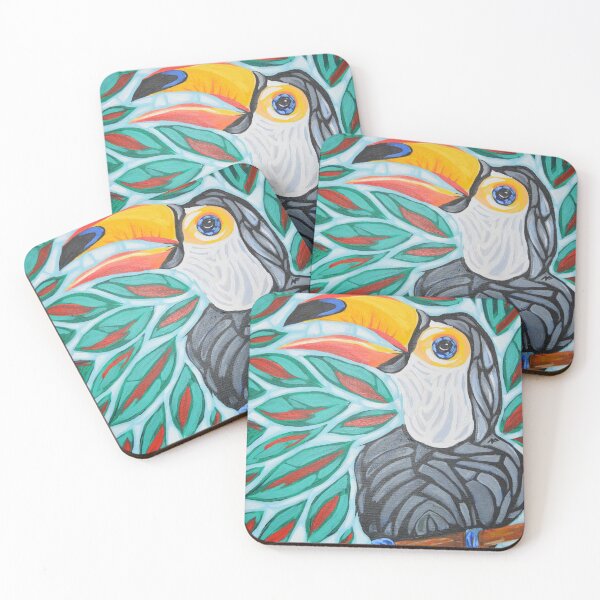 Item preview, Toucan in the Leaves designed and sold by MrsFriendsWorld.