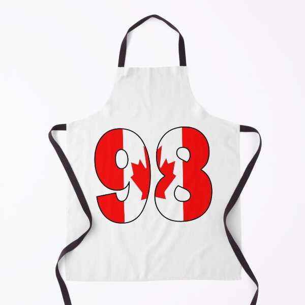 Item preview, Number 98 with Canadian flag on the background designed and sold by AllShirts21.