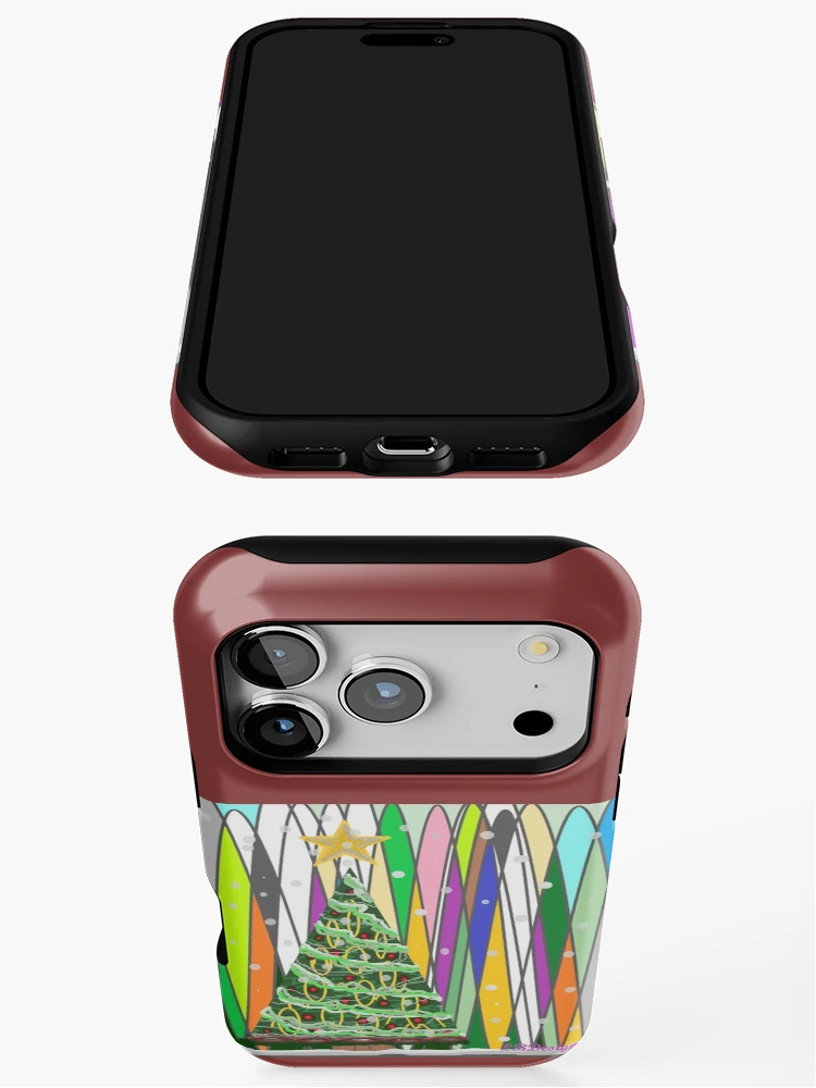 Thumbnail 3 of 4, iPhone Case, Holiday Tree designed and sold by RBLBDesigns.