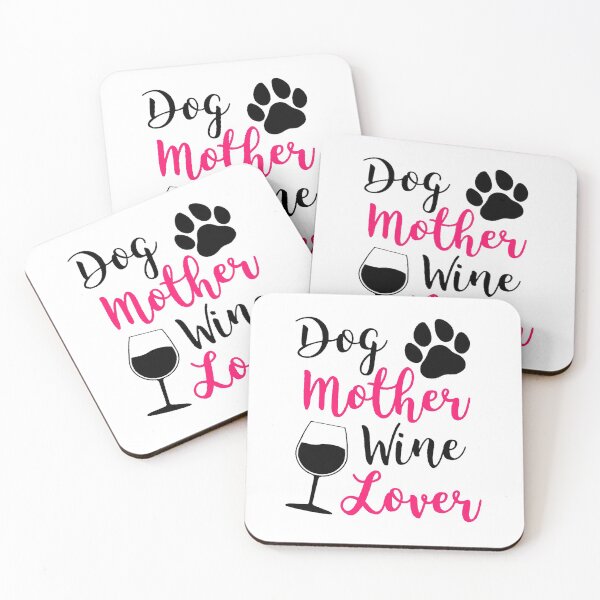 Item preview, Dog Mother Wine Lover designed and sold by medbenCreation.