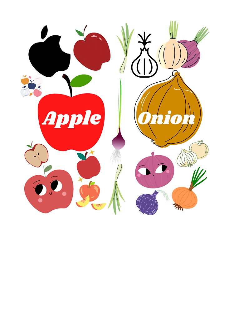 Discover Apple And Onion Baby Onesie