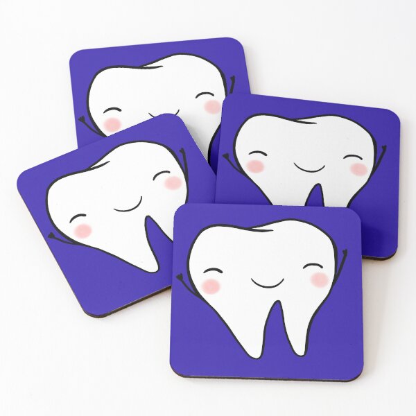 Item preview, Happy Tooth (blue) designed and sold by Happimola Designs.