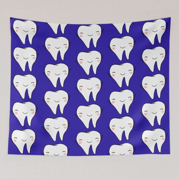 Item preview, Happy Tooth (blue) designed and sold by Happimola Designs.