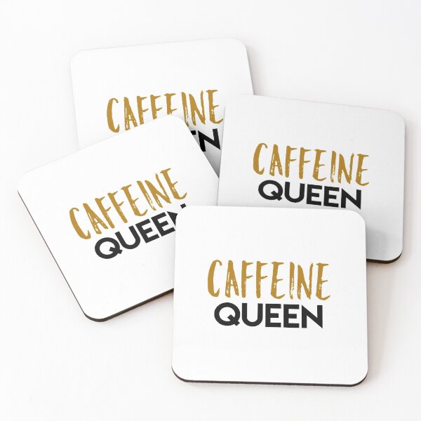 Item preview, Caffeine Queen Funny Quote designed and sold by medbouk1.