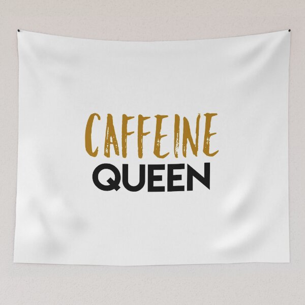 Item preview, Caffeine Queen Funny Quote designed and sold by medbouk1.