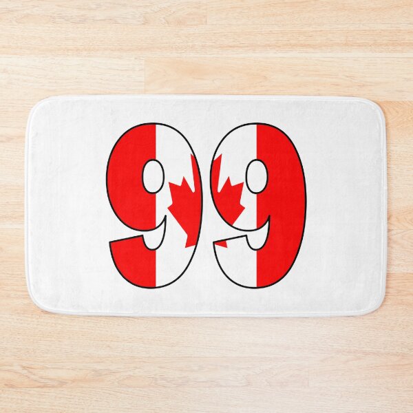 Item preview, Number 99 with Canadian flag on the background designed and sold by AllShirts21.