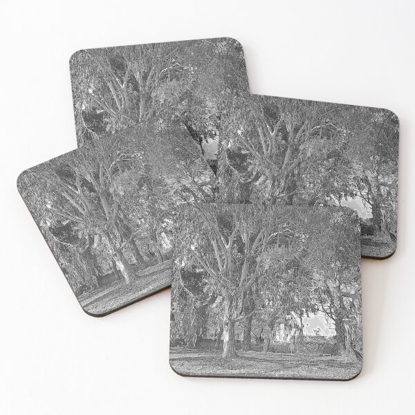 Item preview, Eucalyptus trees, Lefkada, sketch effect  designed and sold by paulboizot.