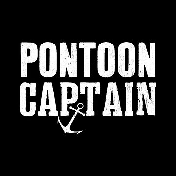 Pontoon Captain Cap for Sale by medbenCreation
