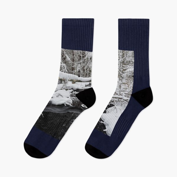 Item preview, Soft snow and icy black water designed and sold by Jouko Lehto Photography.