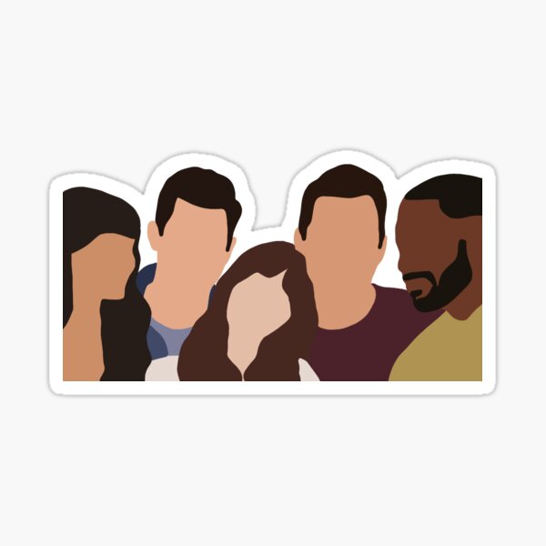 New Girl Cici Stickers | Redbubble