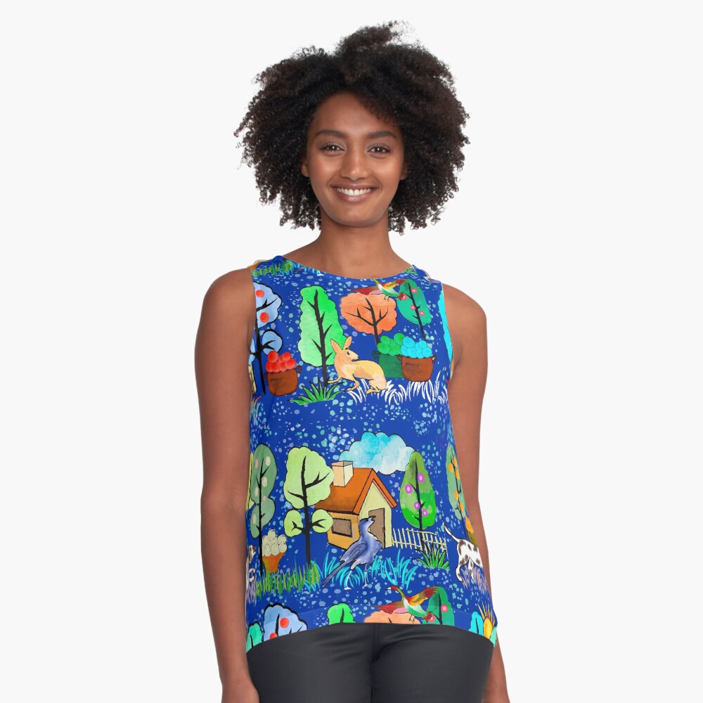 Vista previa del artículo con la obra «Blusa sin mangas», diseñado y vendido por bertelv.