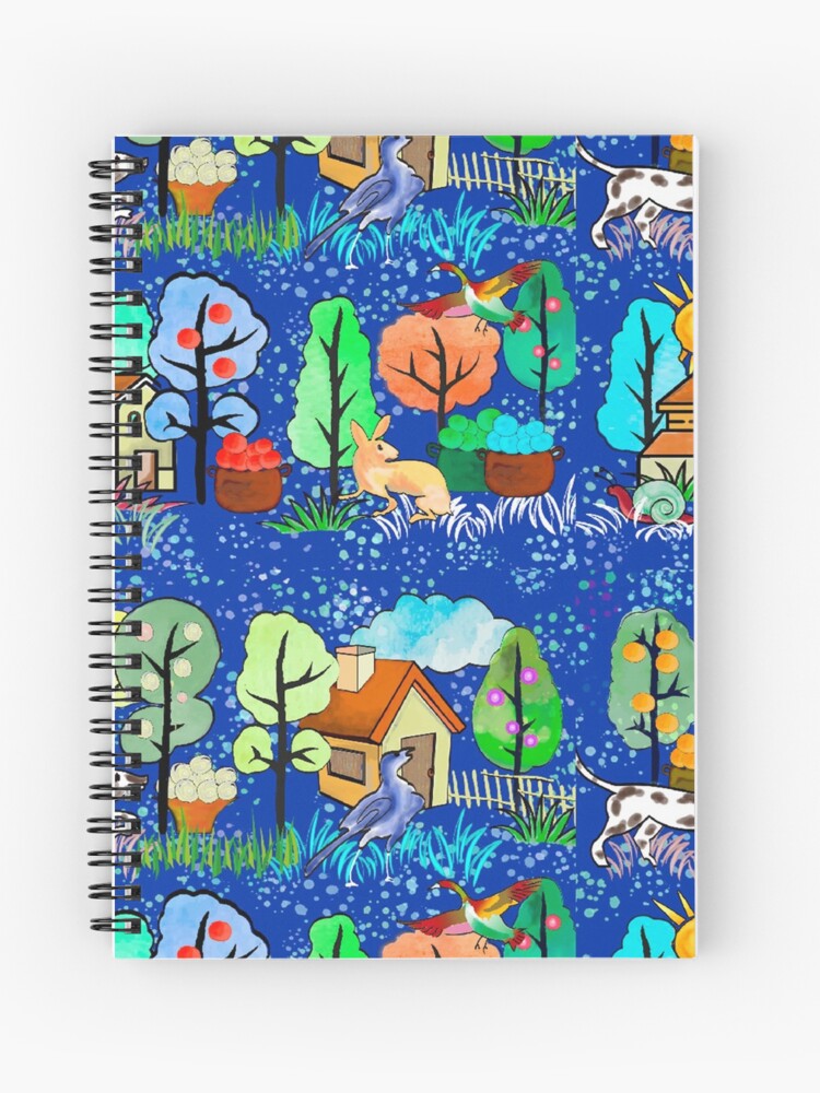 Imagen 1 de 3, Cuaderno de espiral con la obra Un día en el campo, diseñada y vendida por bertelv.