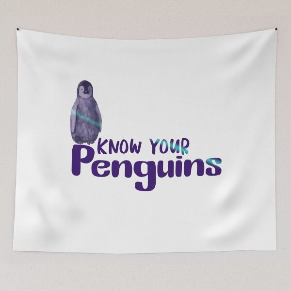 Item preview, know your penguins t-shirt design  designed and sold by zouhairchnafa.