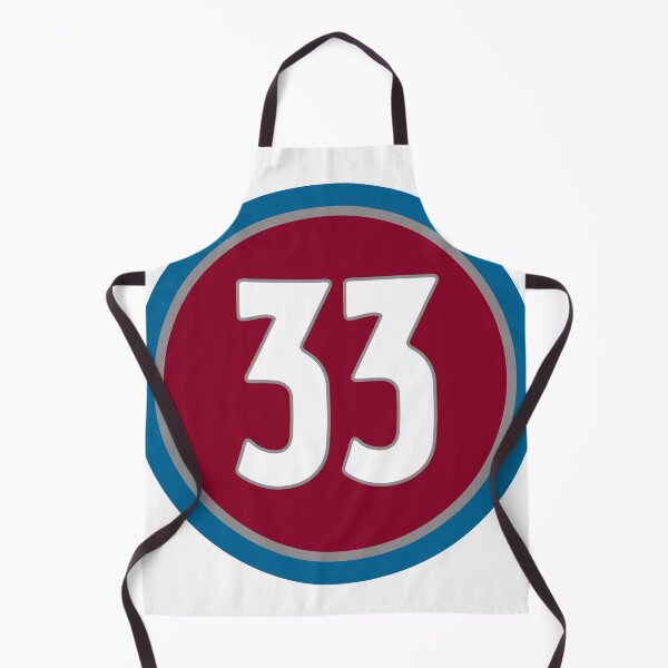 Aperçu de l'œuvre Patrick Roy Number 33 Jersey Colorado Avalanche Inspired créée et vendue par sportsnumbers.
