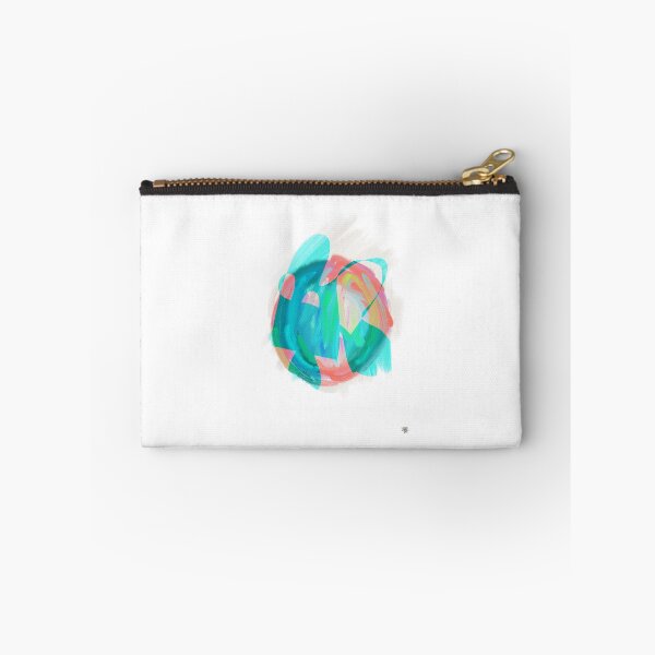 Item preview, Good things are coming... ~ acrylic digital rainbow neon pink and blue abstract designed and sold by K Strachan.