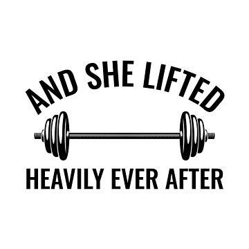Artwork thumbnail, Women Weightlifting - And She Lifted Heavily Ever After by EstelleStar