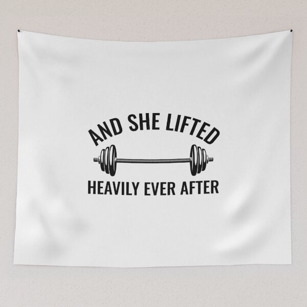 Item preview, Women Weightlifting - And She Lifted Heavily Ever After designed and sold by EstelleStar.