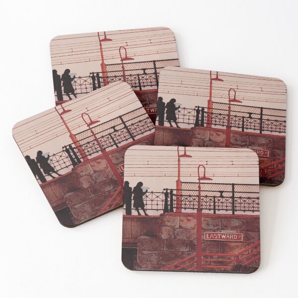 Item preview, Morning Commute Train Station designed and sold by KatydidKay.