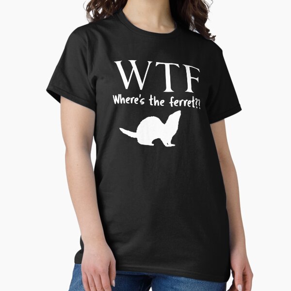 Artikel-Vorschau von WTF Wo ist das Frettchen?, designt und verkauft von Curlicue Studio.