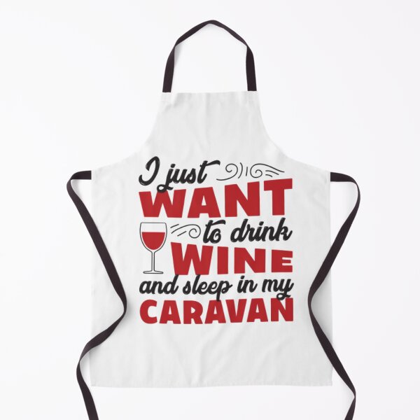 Item preview, Solo quiero beber vino y dormir en mi caravana designed and sold by Alicia Sullivan.