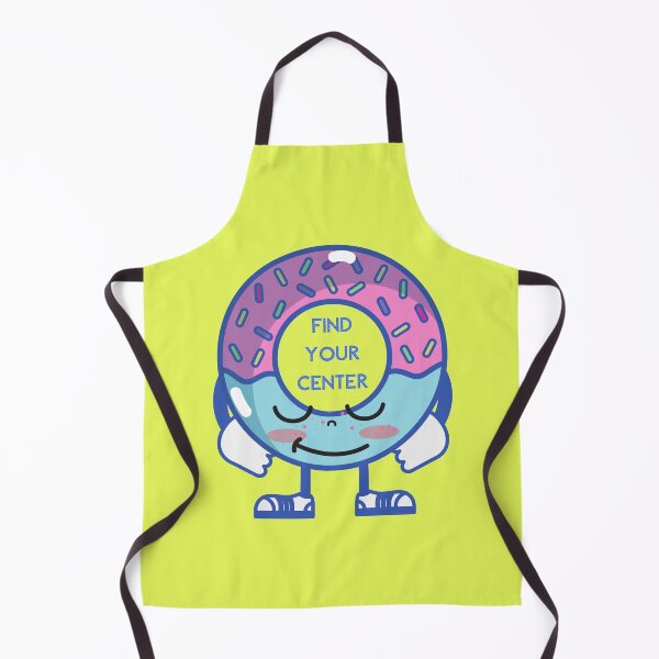 Item preview, Find your center funny donut quote positive self designed and sold by Gotafeeling.