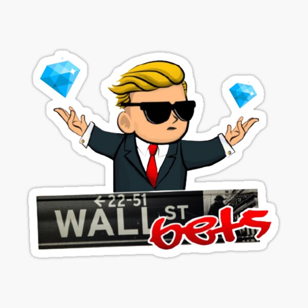 WallStreetBets Diamond Hands Sticker