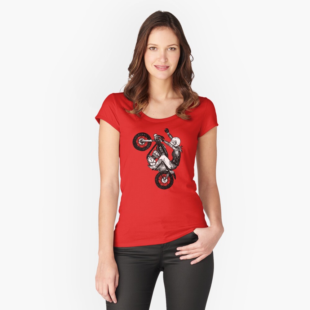 Item preview, Fitted Scoop T-Shirt designed and sold by blindthistle.