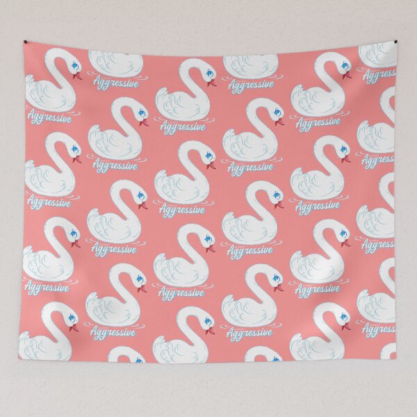 Item preview, Swan is Aggressive designed and sold by Marianne Martin.
