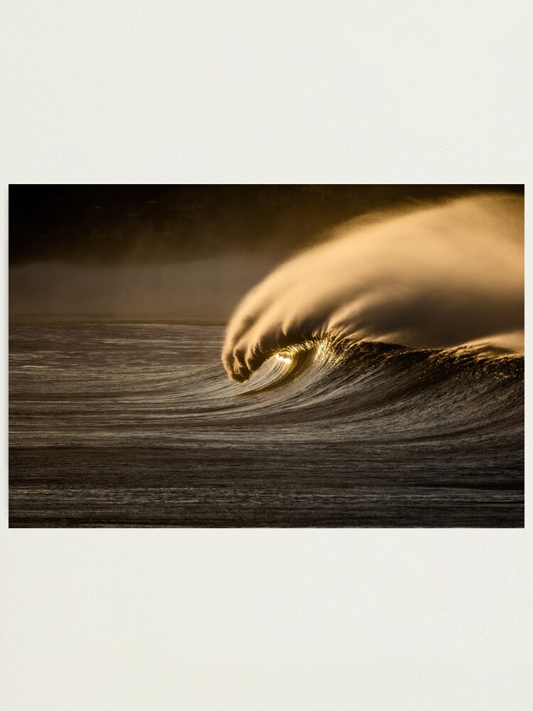 Alternate view of Golden Wave Photographic Print