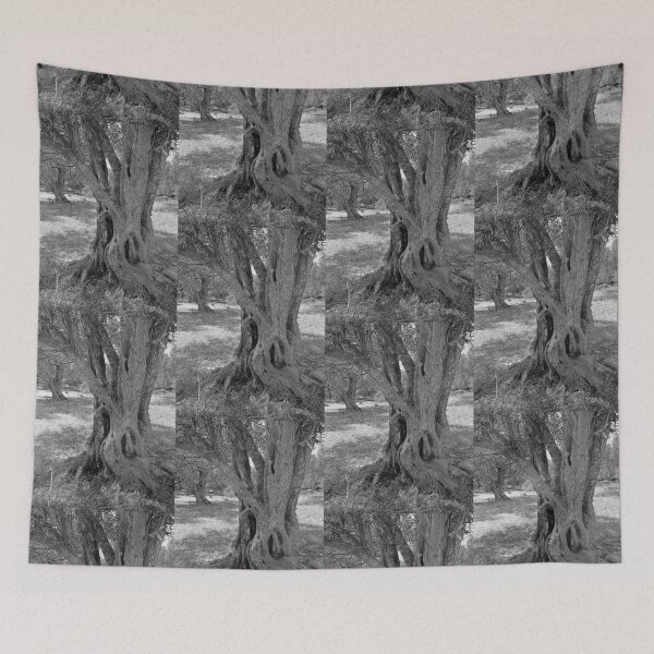 Item preview, Two olive trees, Lefkada, sketch effect designed and sold by paulboizot.