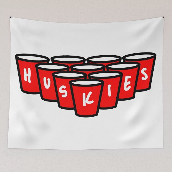 Item preview, Huskies Pong designed and sold by kurtzapno.