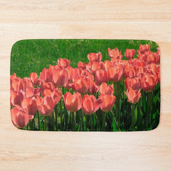 Item preview, red tulips on a background of green foliage designed and sold by nataliavavilina.