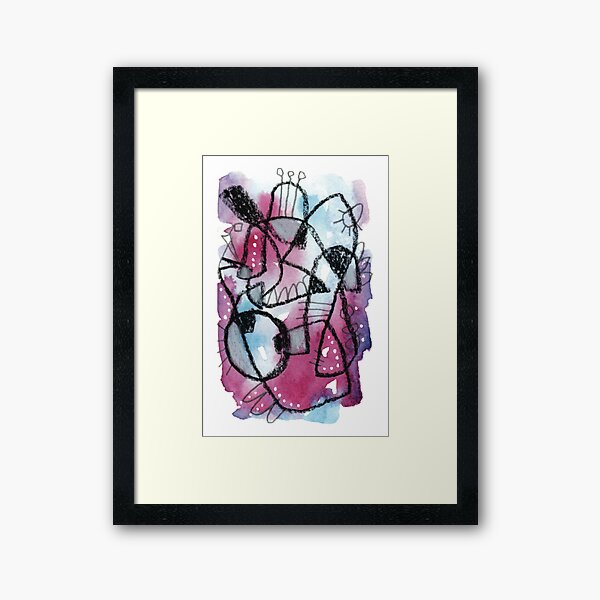Day 57 - Abstract Art Framed Art Print