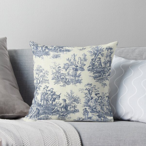 Artikel-Vorschau von Puderblaue französische Toile-Picknick-Designs, designt und verkauft von Freestylist.