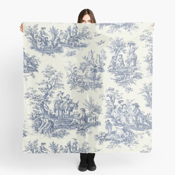 Item preview, Powder Blue French Toile Picnic Designs designed and sold by Freestylist.