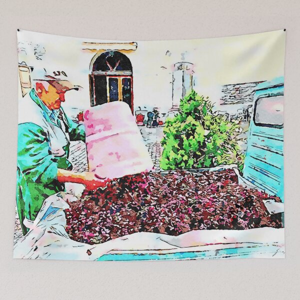 Item preview, Hortus Conclusus: pomace with farmer and college designed and sold by Giuseppe Cocco.