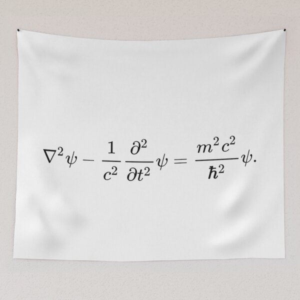 Item preview, klein Gordon wave equation, relativistic quantum physics designed and sold by NoetherSym.
