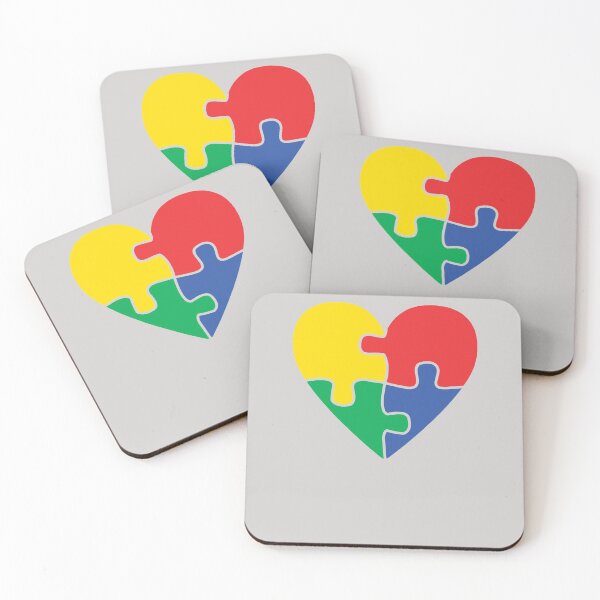 Item preview, Autism Awareness Heart Valentines Day Puzzle Piece  designed and sold by GINIART.