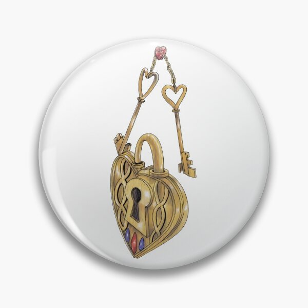 Item preview, Heart Lock and Key designed and sold by Agy Wilson.